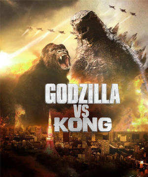 Ταπετσαρία αφίσας ταινίας Godzilla vs Kong — Motorola Razr Ultra 2025 Ταπετσαρία
