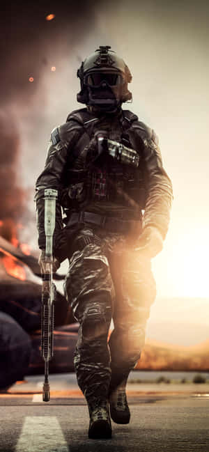Iphone Xs Max Battlefield 4 Φόντο — Infinix Smart 10 Ταπετσαρία