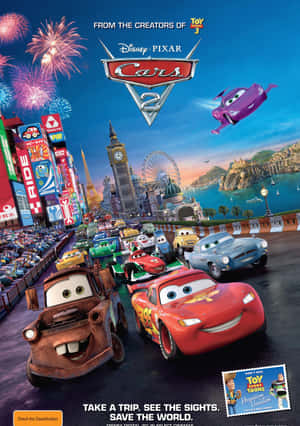 Φόντο Cars 2 — Σούπερκαρ Ταπετσαρία