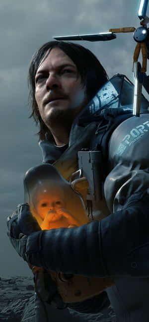 Iphone Xs Max Death Stranding Φόντο — POCO C95 Pro Ταπετσαρία