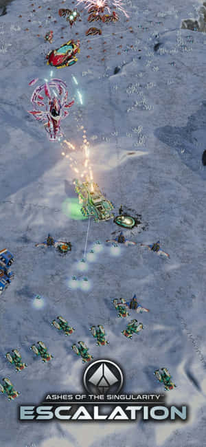 Φόντο iPhone X Ashes Of The Singularity Escalation — Nubia Focus 2 Ταπετσαρία