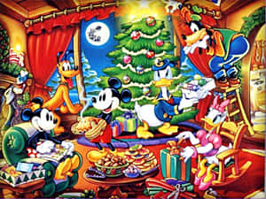Ζήστε τη μαγεία ενός Disney Χριστουγέννων — Ντίσνεϊ Χριστούγεννα Ταπετσαρία