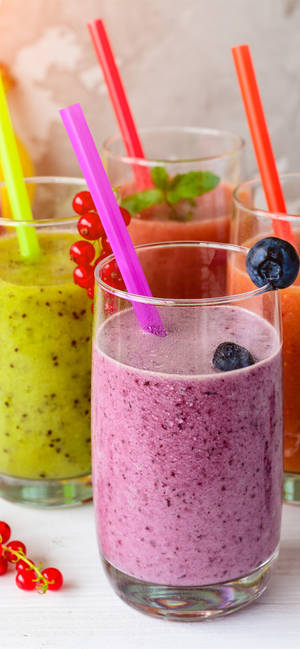 Ταπετσαρία πορτρέτου smoothie — iPhone 17e Ταπετσαρία