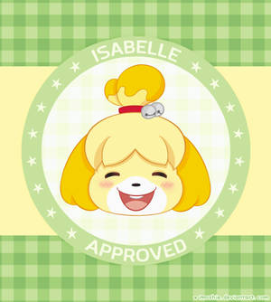 Αξιολάτρευτη ταπετσαρία HD Isabelle Animal Crossing — Galaxy Z Fold Ταπετσαρία