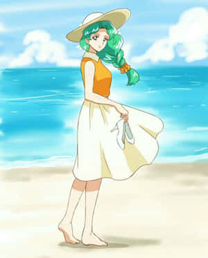 Η Sailor Neptune σε πλήρη πολεμική εξάρτυση — Apple Watch Ultra Ταπετσαρία