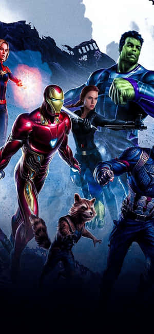 Φόντο Iphone Xs Εκδικητές της Marvel — Honor X5d Plus Ταπετσαρία