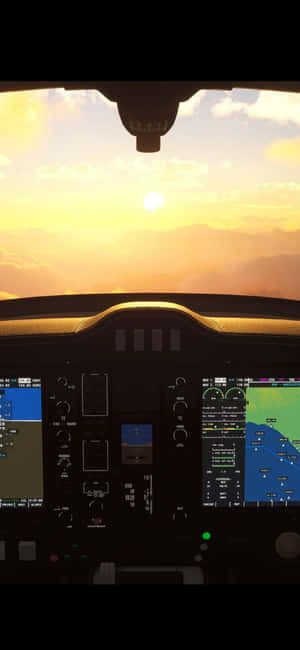 Iphone Xs Microsoft Flight Simulator Φόντο — Xiaomi 15 Ultra Ταπετσαρία