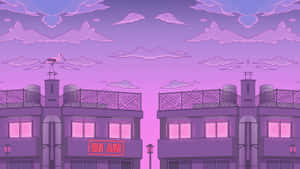 Εικόνες Anime City — Ανιμέ πόλη GIF Ταπετσαρία