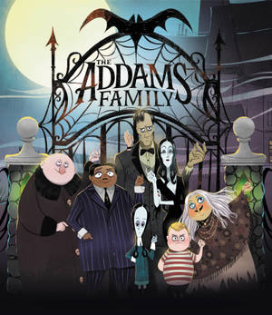Ταπετσαρία κινούμενου σχεδίου Οικογένεια Addams — Motorola Razr 70 Ultra Ταπετσαρία