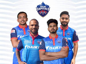 Ταπετσαρία Ομάδας Delhi Capitals — 4:3 Ταπετσαρία