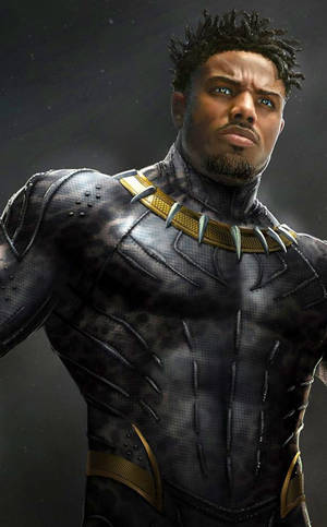 Ταπετσαρία Ηθοποιός Michael B. Jordan ως Killmonger — Lenovo Idea Tab Pro Ταπετσαρία