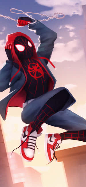 Miles Morales Iphone — Redmi Note 17 Pro Max Ταπετσαρία