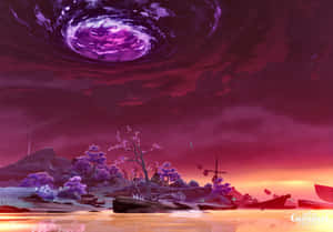 Εικόνες Νησιού Σεϊράι — Genshin impact GIF Ταπετσαρία