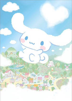 Ταπετσαρία ιπτάμενης τέχνης Cinnamoroll — OnePlus Pad Go 2 Ταπετσαρία