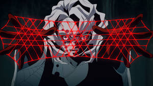Ταπετσαρία με τον ιστό αράχνης του Rui Demon Slayer — Rui Kimetsu no Yaiba Ταπετσαρία
