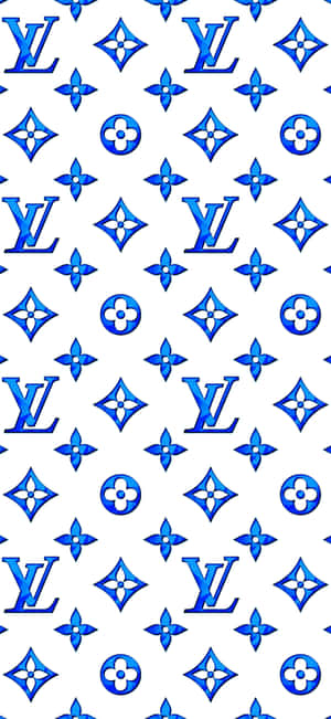Louis Vuitton Μπλε — Xiaomi 17 Ταπετσαρία