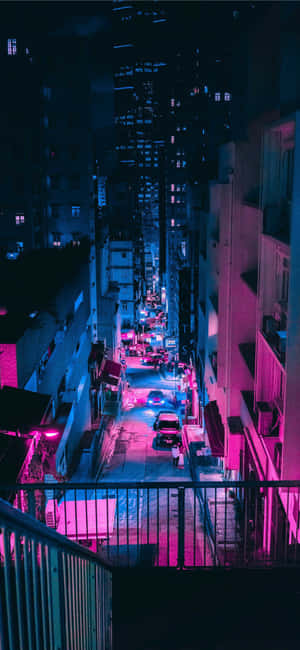 Vaporwave iPhone — Xiaomi 17 Max Ταπετσαρία
