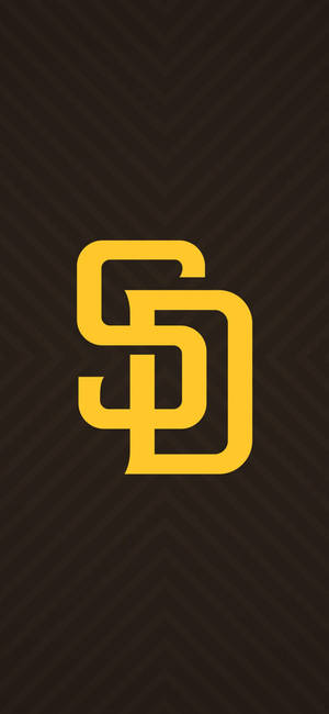 Ταπετσαρία με κίτρινο λογότυπο San Diego Padres — iPhone 17 Pro Ταπετσαρία