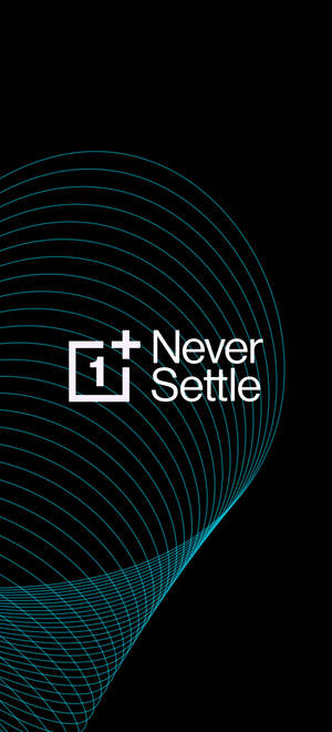 Ταπετσαρία Oneplus Never Settle Line Cylinder — iPhone 14 Plus Ταπετσαρία