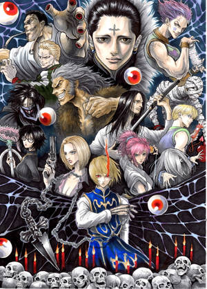 Ταπετσαρία Καλλιτεχνικού Κρανίου Phantom Troupe — OnePlus Pad 3 Pro Ταπετσαρία