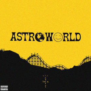 Ταπετσαρία του άλμπουμ Astroworld με αισθητική τρενάκι λούνα παρκ σε κίτρινο φόντο. — Pixel Watch 5 Ταπετσαρία