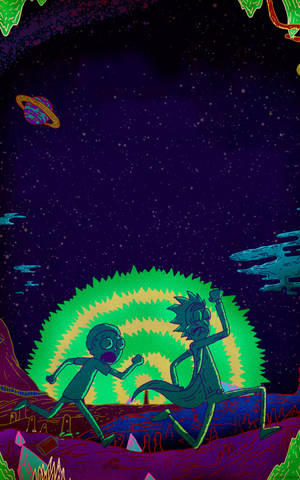 Κινητό Rick and Morty — Galaxy Tab S9 Ταπετσαρία
