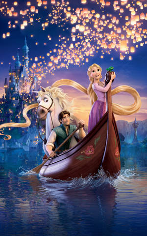 Κινητό Tangled Rapunzel ταπετσαρία — Galaxy Tab S10+ Ταπετσαρία