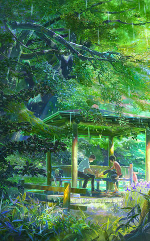Κινητό The Garden Of Words ταπετσαρία — Galaxy Tab S10+ Ταπετσαρία