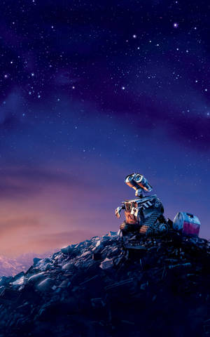 Ταπετσαρία κινητού Wall-E Έναστρος Ουρανός — Galaxy Tab S9 Ultra Ταπετσαρία