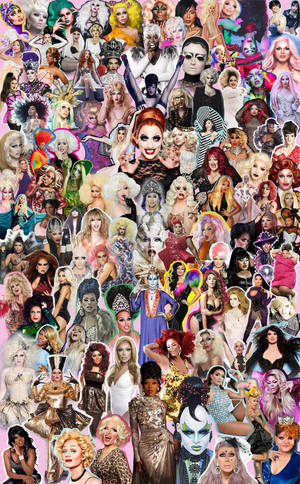 Κολάζ κινητού RuPaul's Drag Race. — Lenovo Legion Y700 AI Ταπετσαρία