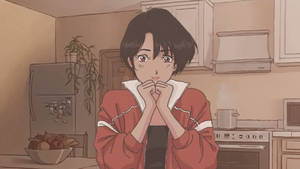 Κομψή Ρετρό Anime Αισθητική Κουζίνα — Ρετρό αισθητική Ταπετσαρία