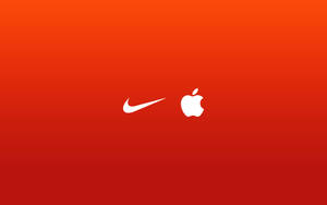 Κομψό Μίνιμαλ Έμβλημα Nike και Apple — Cool Nike Ταπετσαρία