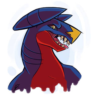 Ταπετσαρία κοντινής λήψης fanart Garchomp — Oppo Find N5 Ταπετσαρία