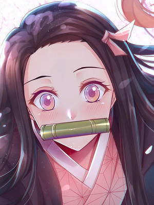 Κοντινό Πλάνο Nezuko από το Demon Slayer
