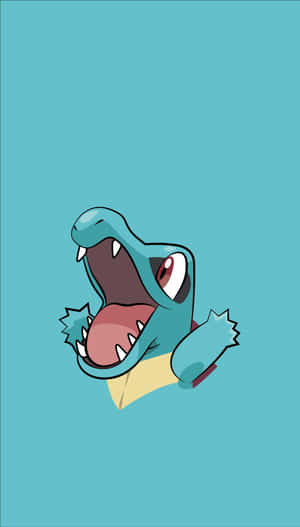 Κοντινό Πλάνο του Ζωηρού Totodile
