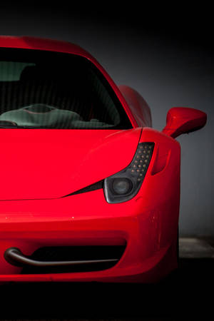 Κόκκινη Ferrari iPhone Οπτικοποίηση