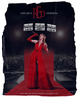 Κόκκινη Έκδοση Taylor — Taylor swift Ταπετσαρία