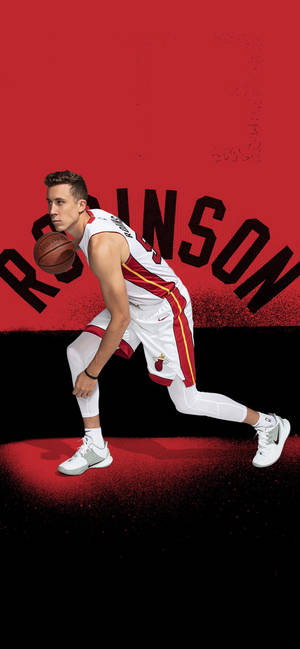 Ταπετσαρία Κόκκινη Μαύρη Αφίσα Του Duncan Robinson — iPhone 13 Pro Ταπετσαρία