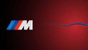 Κόκκινη Ντεγκραντέ Λογότυπο BMW M — Bmw Ταπετσαρία