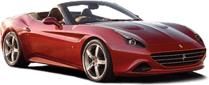 Κόκκινο Ferrari Καμπριολέ Σπορ Αυτοκίνητο
