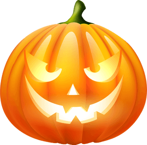 Λαμπερό Jack O Lantern Halloween — Χαριτωμένο Χαλοουίν Ταπετσαρία