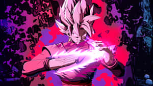 Λεζάντα: Έντονος Goku Black που Φορτίζει σε Μάχη — Goku Black Ταπετσαρία