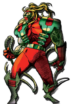 Λεζάντα: Ο Omega Red, ο πανίσχυρος μεταλλαγμένος κακός, σε δράση — Xiaomi 18 Fold Ταπετσαρία