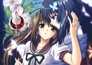 Ταπετσαρία anime λεσβιακών Kei και Yumei