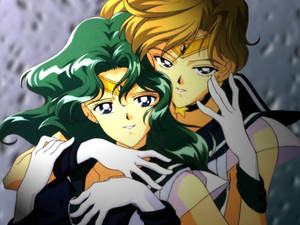 Ταπετσαρία λεσβιακού anime Sailor Moon — Ανιμέ λεσβία Ταπετσαρία