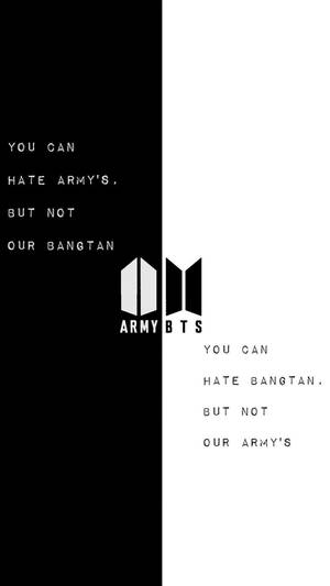 Ταπετσαρία λογότυπου BTS σε μαύρο και άσπρο — Bts λογότυπο GIF Ταπετσαρία