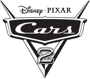 Λογότυπο Cars2 Μαύρο - Σιλουέτα Λογότυπου Disney Cars