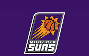 Ταπετσαρία Λογότυπο NBA Phoenix Suns σε μωβ — Προφύλαξη οθόνης Ταπετσαρία