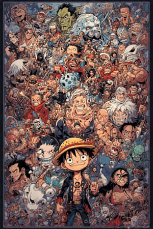 Λούφι, Going Merry, One Piece, ταπετσαρία anime, ουρανός ηλιοβασιλέματος, ψάθινο καπέλο, περιπέτεια — iPhone 4 Ταπετσαρία