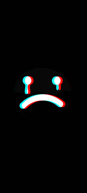 Λυπημένο Emoji Πρόσωπο Με Δάκρυα — Redmi A5 Ταπετσαρία
